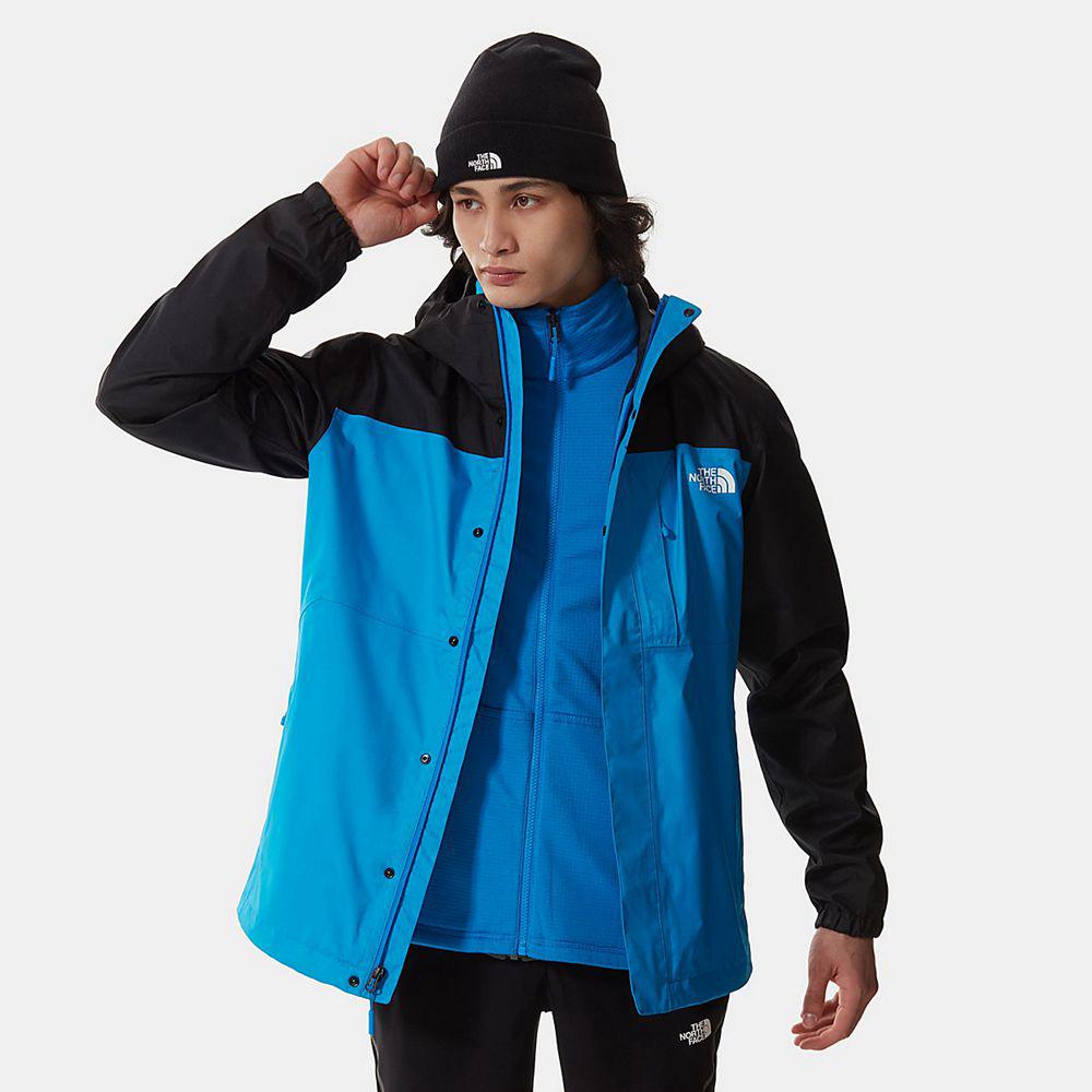 The North Face Quest Zip-In Triclimate® Ανδρικα Μπουφάν 3 Σε 1 - Μπλε / Μαυρα (LYAT59637)